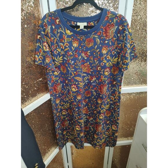Appleseeds Floral Tshirt Dress Large - Picture 3 of 14
